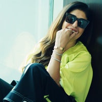 ANAITA SHROFF ADAJANIA WEARING TOKIO SUN IN TORTOISE/ BROWN