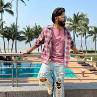 VARUN DHAWAN WEARING WALTER SUN IN CRYSTAL/ BLUE